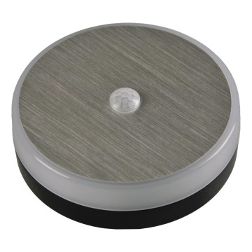 LED Møbelbelysning med sensor LED/1,2W/4,5V 3xAA mat krom