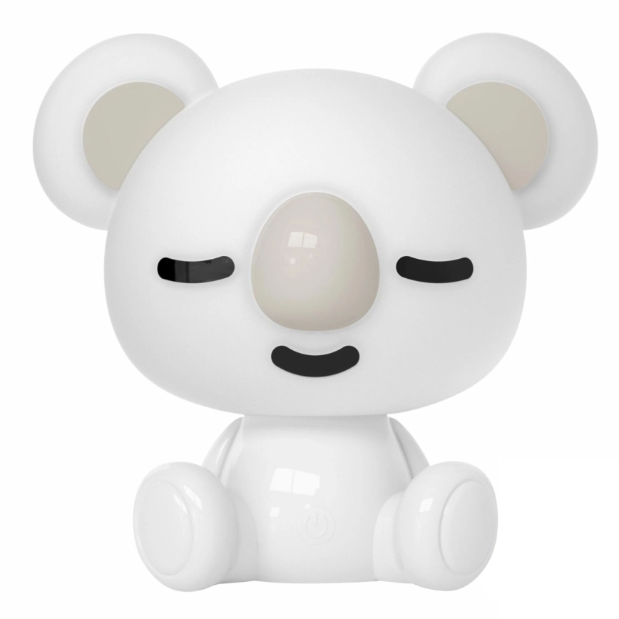 LED natlampe m. RGBW-farver til børn 2,5W/230V koala hvid