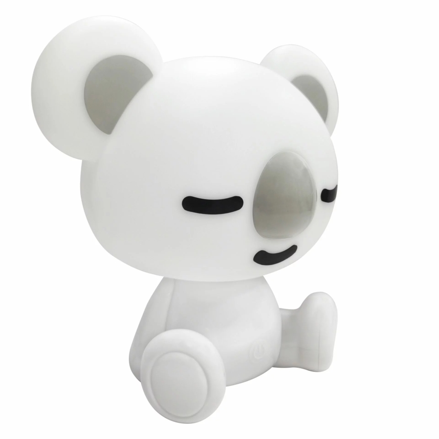 LED natlampe m. RGBW-farver til børn 2,5W/230V koala hvid