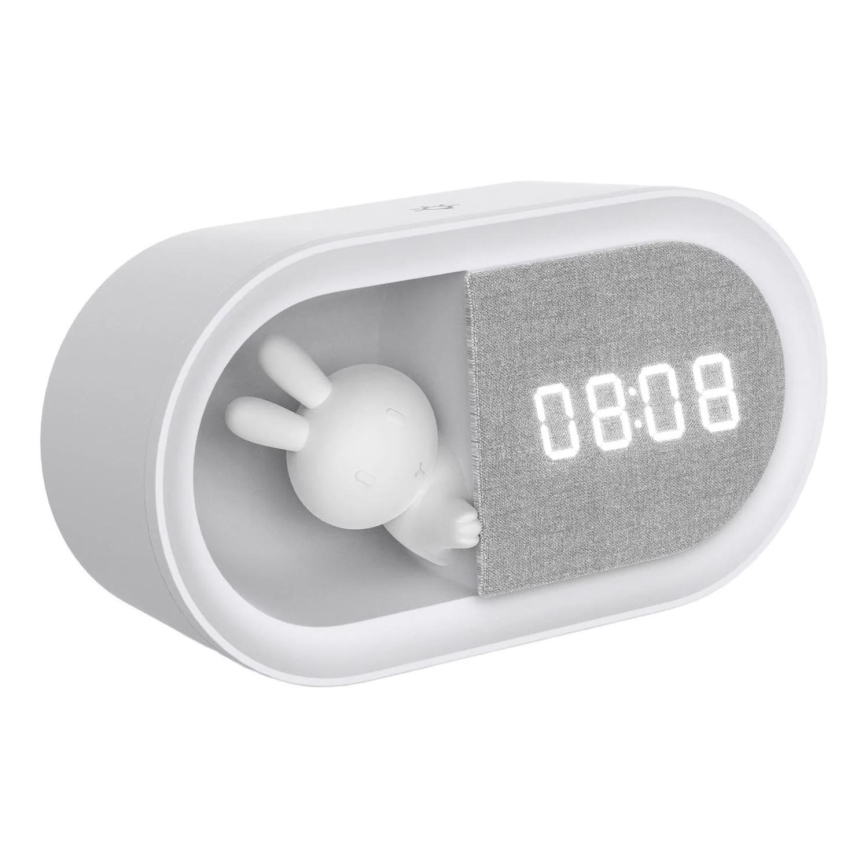 LED Natlampe m. vækkeur dæmpbar BUNNY LED/1,2W/5V 3000K