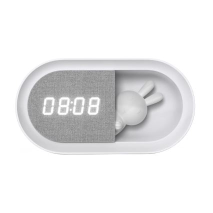 LED Natlampe m. vækkeur dæmpbar BUNNY LED/1,2W/5V 3000K