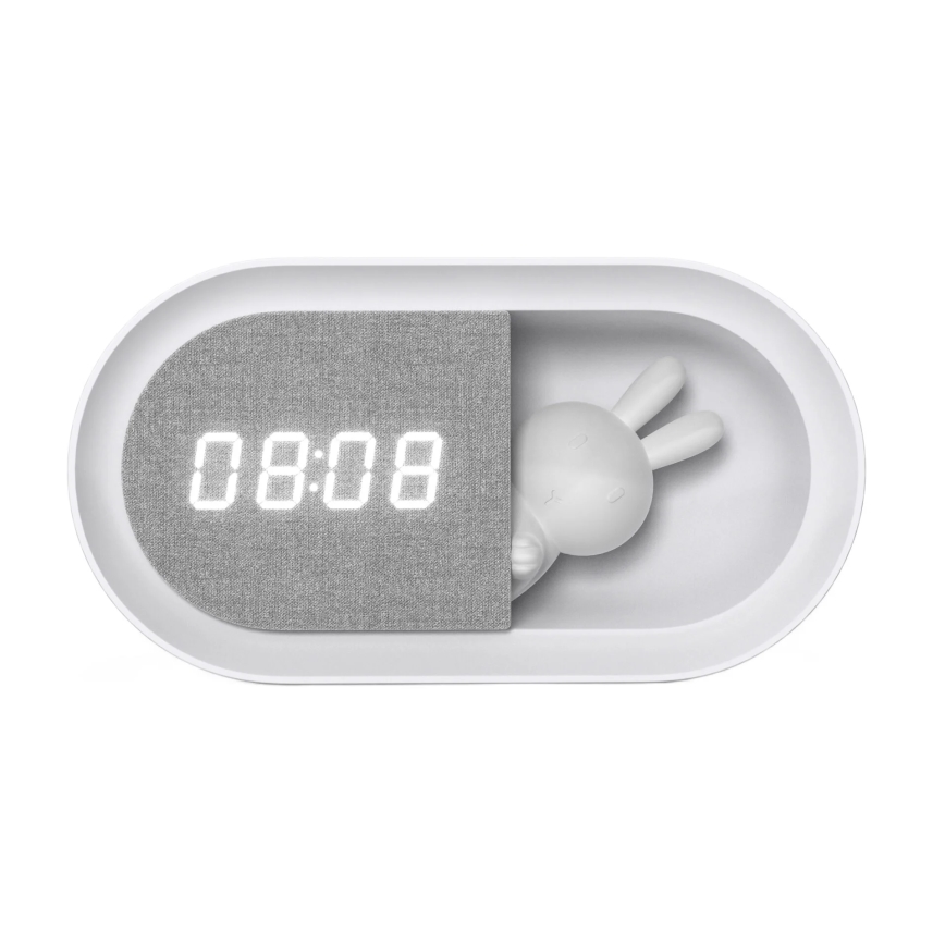 LED Natlampe m. vækkeur dæmpbar BUNNY LED/1,2W/5V 3000K