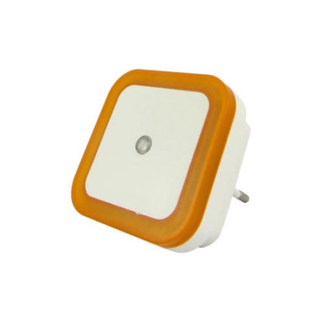 LED natlampe med sensor LED/0,5W/230V orange