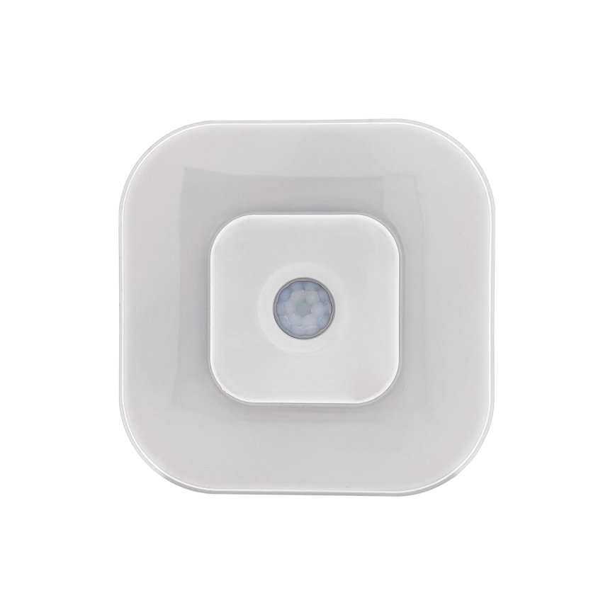 LED-natlampe med sensor LED/0,5W/4,5V 3xAAA hvid