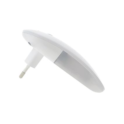 LED natlampe med sensor LED/1W/230V hvid
