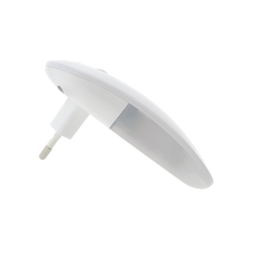 LED natlampe med sensor LED/1W/230V hvid