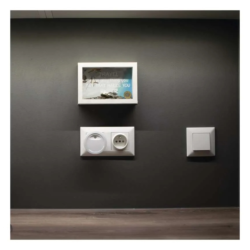 LED natlampe med skumringssensor LED/0,3W/230V