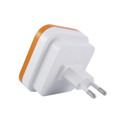 LED-natlampe med skumringssensor LED/0,5W/230V orange