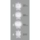 LED natlampe til børn dæmpbar LED/2.5W/230V grå flodhest