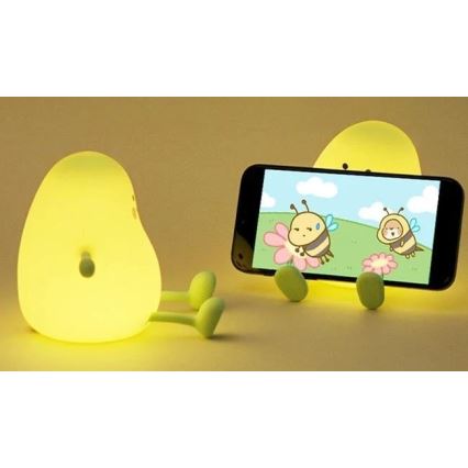 LED natlampe til børn dæmpbar og genopladelig LED/1W/5V 3000K 800 mAh mango