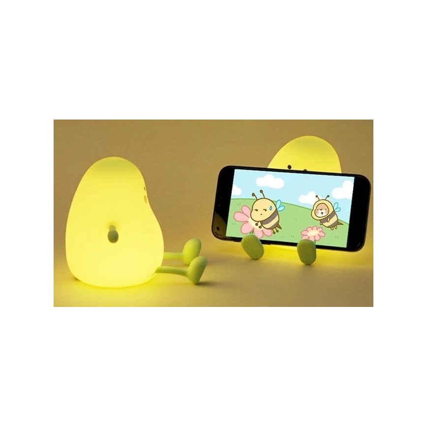 LED natlampe til børn dæmpbar og genopladelig LED/1W/5V 3000K 800 mAh mango
