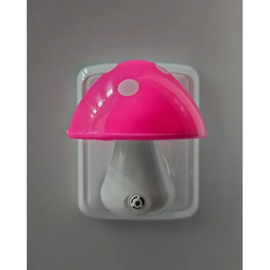 LED natlampe til børn med skumringssensor LED/0,5W/230V paddehat