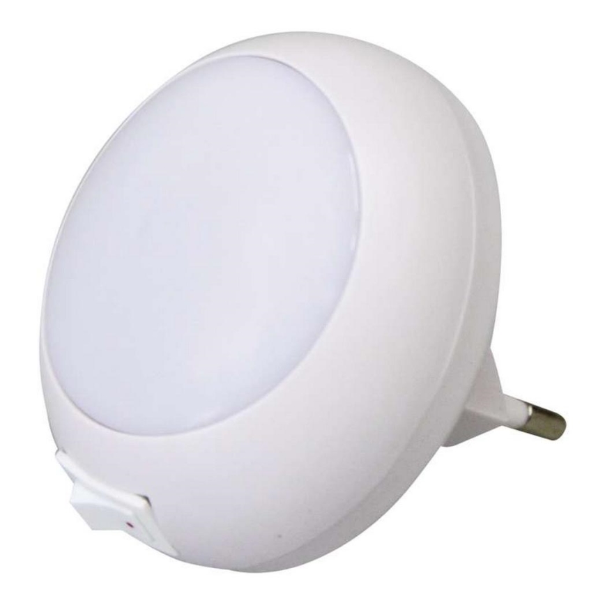 LED Nattelys til en stikkontakt 5xLED/0,6W/230V