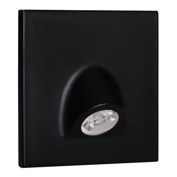 LED navigationslampe MEFIS LED/0,7W/12V 3000K sort