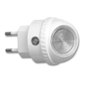 LED navigationslampe til stikkontakt med skumringssensor LED/1W/230V