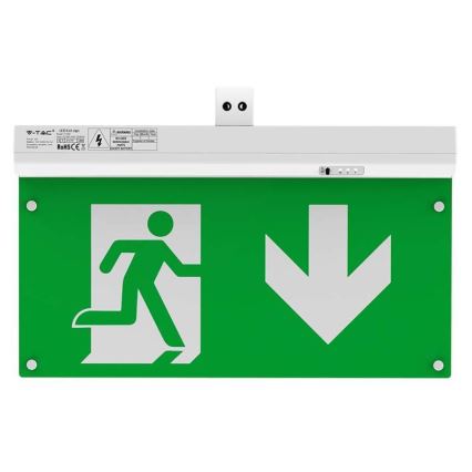 LED nødlampe EMERGENCY EXIT LED/2,5W/230V 04.01.2001 6000K