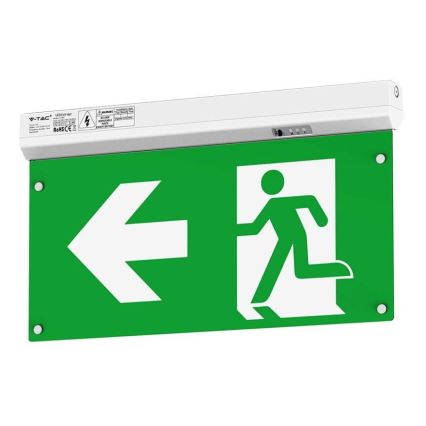 LED nødlampe EMERGENCY EXIT LED/2,5W/230V 04.01.2001 6000K