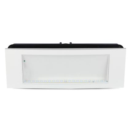 LED nødlampe EMERGENCY EXIT SAMSUNG CHIP LED/3,8W/230V 6000K