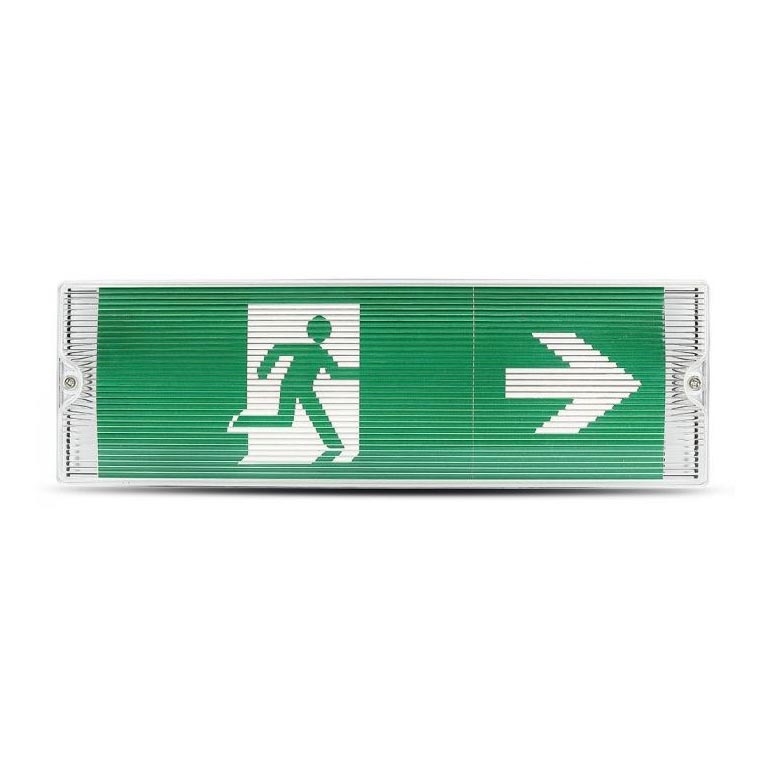 LED nødlampe EMERGENCY EXIT LED/3W/230V IP65 6000K 1200mAh