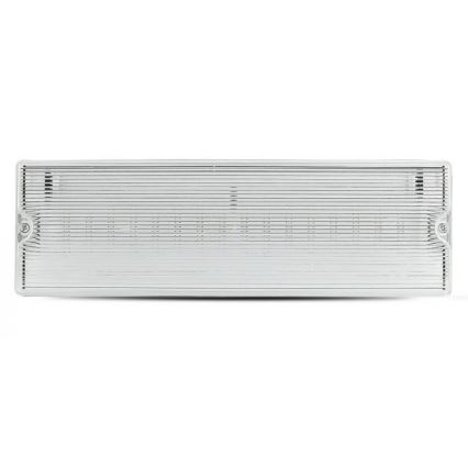 LED nødlampe EMERGENCY EXIT LED/3W/230V IP65 6000K 1200mAh