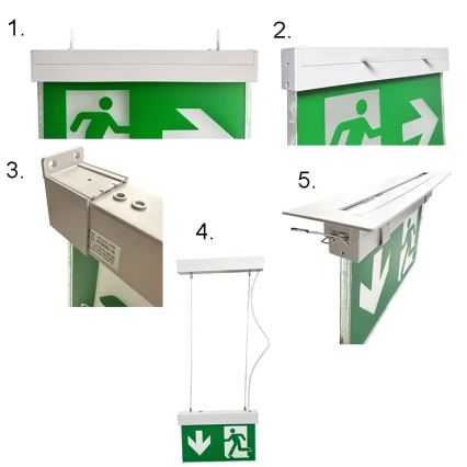LED nødlampe LED/2W/230V 6000K 1500 mAh