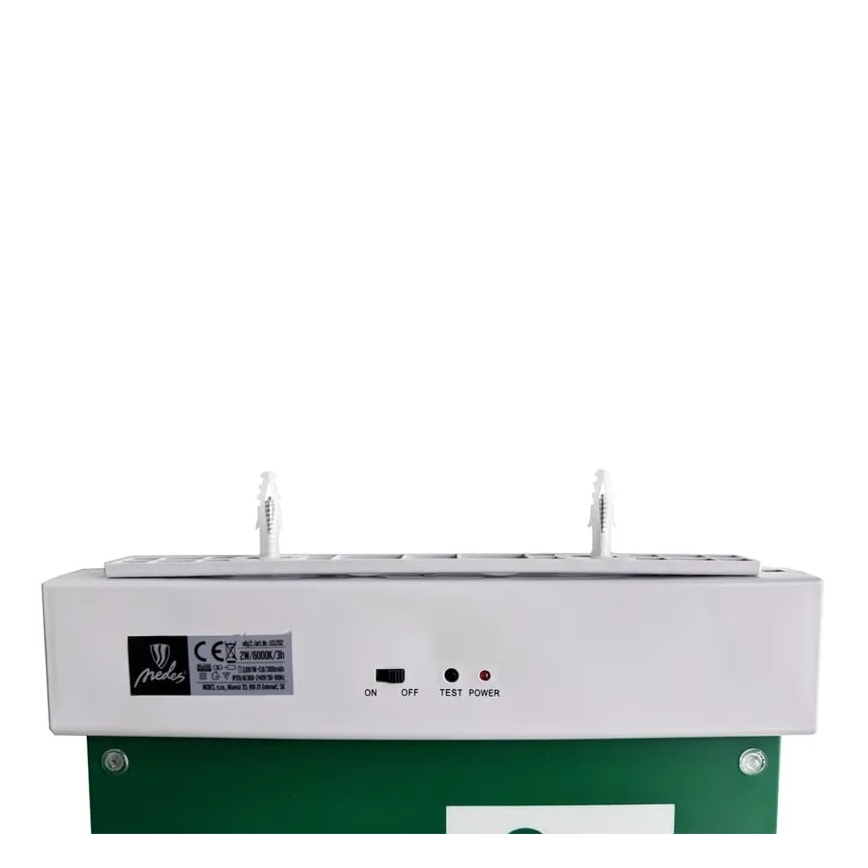 LED nødlampe LED/2W/230V 6000K 300 mAh