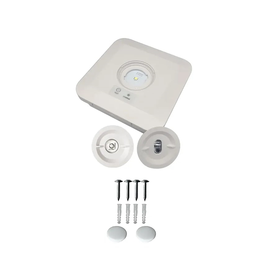 LED nødlampe LED/2W/230V 6000K IP65 3200 mAh