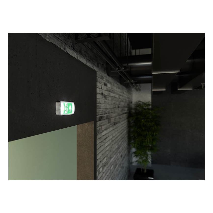 LED nødlampe VIRGO EVO LED/1W/230V 6000K IP65