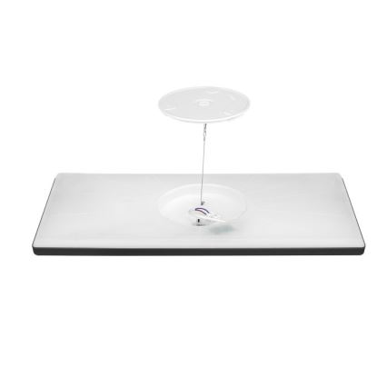 LED Overflademonteret panel NIVERA LED/32W/230V IP54 3000/4000/6000K 29,5x59,5 cm sort