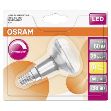 LED-oversvømmelsespære dæmpbar E14/5,9W/230V - Osram