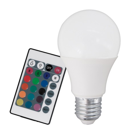 invadere Stor mængde uøkonomisk LED-pære dæmpbar RGB A60 E27/6W/230V 3000K - Eglo 10899 | Lampemania