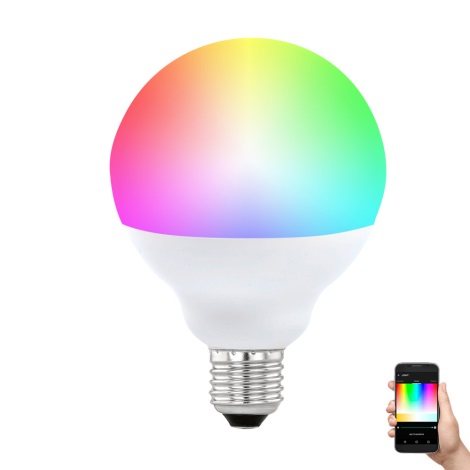 entanglement Gammeldags Forfalske LED-pære dæmpbar RGB-farver CONNECT E27/13W - Eglo 11659 | Lampemania