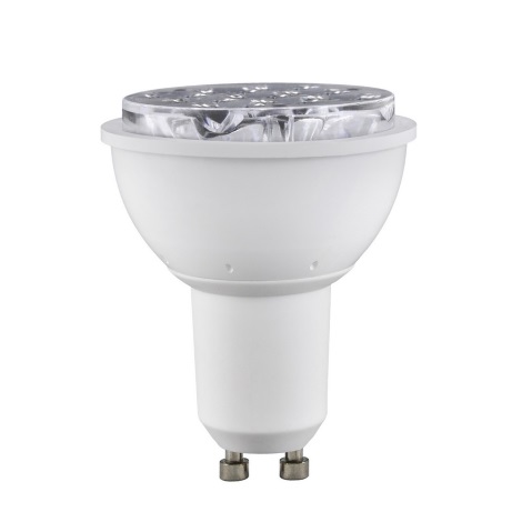 detaljeret Blinke kaffe LED pære til projektør GU10/2W/230V 3000K | Lampemania
