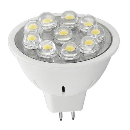 LED-pære til GU5,3/3W/12V 6400K | Lampemania