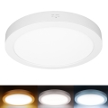 LED påbygget/indbygget panel 2-i-1 18W/230V 3000/4000/6000K Ø22,5 cm IP54 hvid