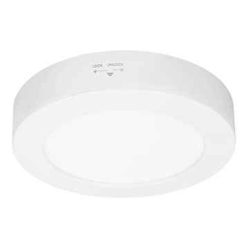 LED påbygget/indbygningspanel 2-i-1 LED/12W/230V 3000/4000/6000K Ø17 cm IP54 hvid