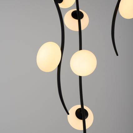 LED påbygget loftlampe GELA 18xLED/3W/230V 3000K sort