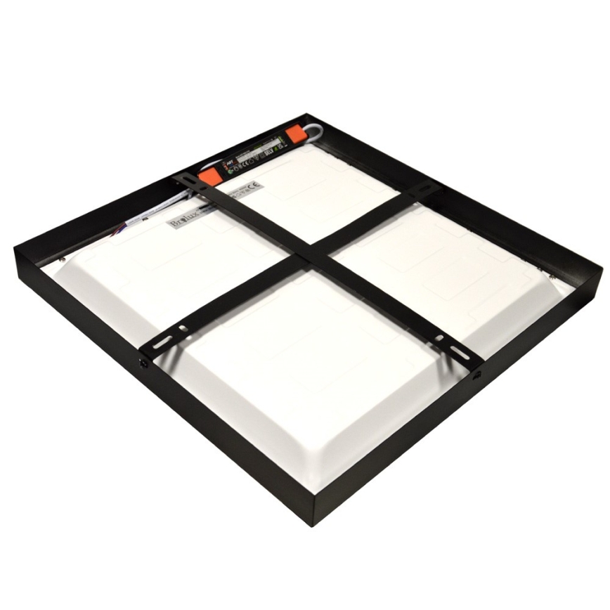 LED påbygget panel CHRIS LED/20W/230V 4000K 40x40 cm sort
