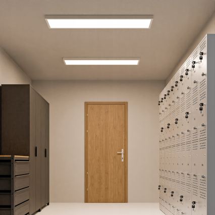 LED påbygningspanel LED/60W/230V 30x120 cm hvid