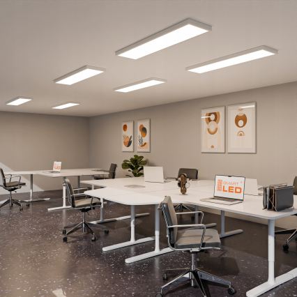 LED påbygningspanel LED/60W/230V 30x120 cm hvid