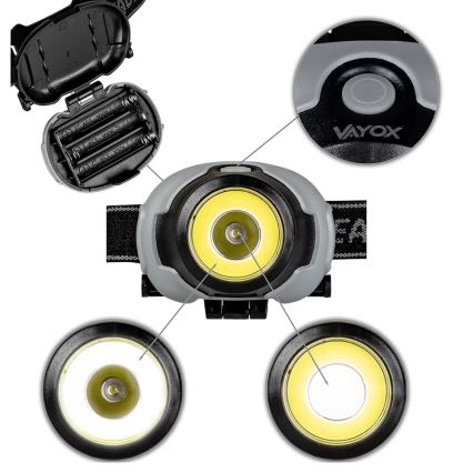 LED pandelampe 2xLED/3xAAA IP44 170 lm