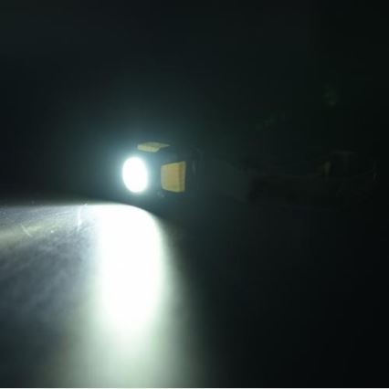 LED Pandelampe 2xLED/5W/3xAAA + LED/3W