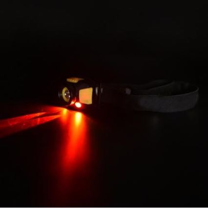 LED Pandelampe 2xLED/5W/3xAAA + LED/3W