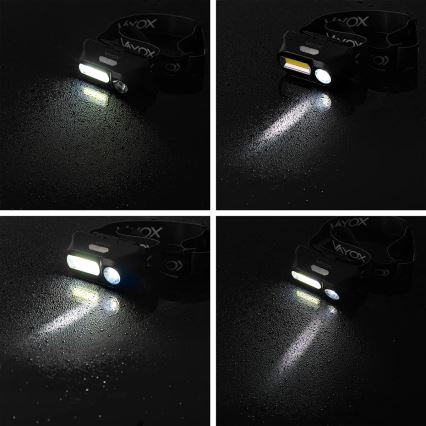 LED pandelampe dæmpbar og genopladelig 2xLED/5V IPX4 250 skinnende 2000 mAh