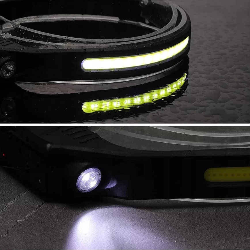 LED pandelampe med sensor dæmpbar og genopladelig 2xLED/5V IP44 350 skinnende 1200 mAh