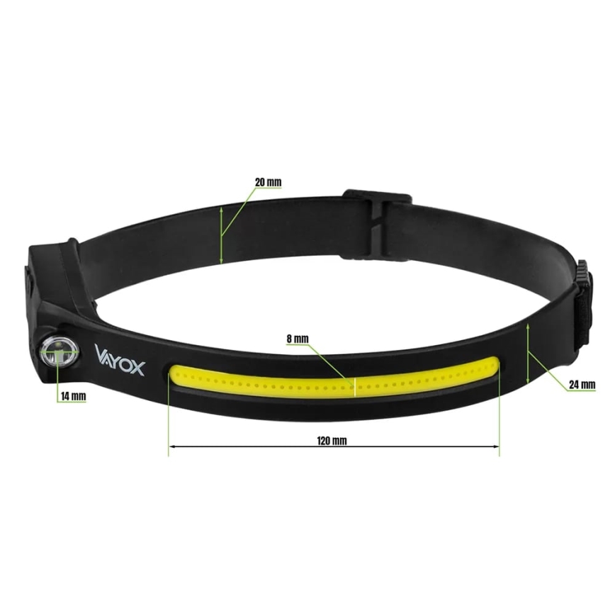 LED pandelampe med sensor dæmpbar og genopladelig 2xLED/5V IP44 350 skinnende 1200 mAh