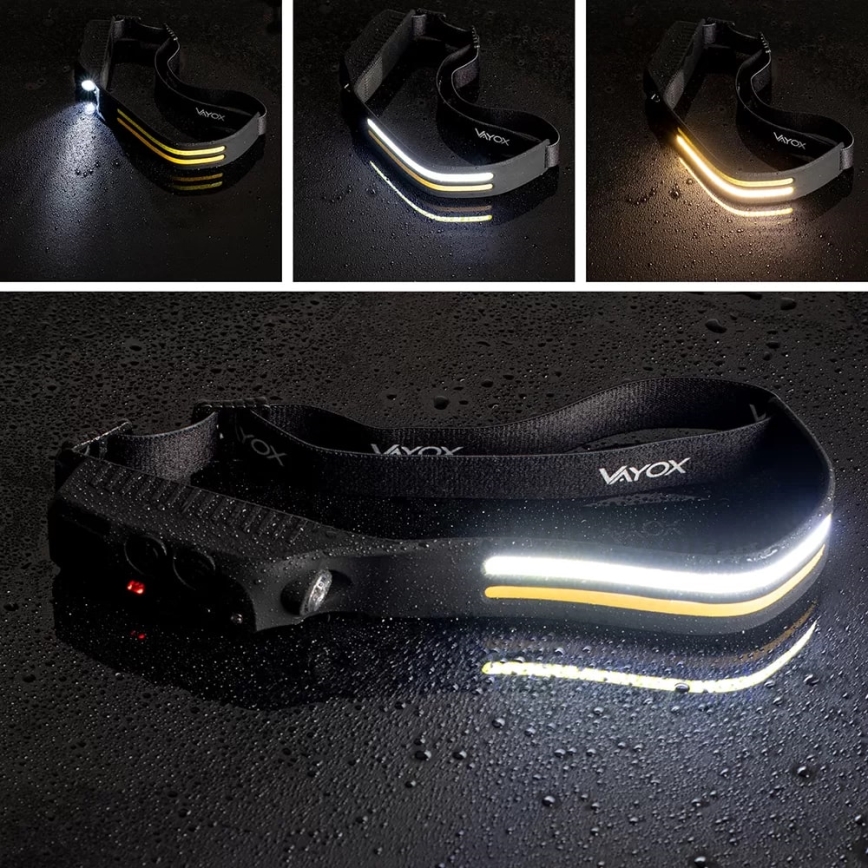 LED pandelampe med sensor dæmpbar og genopladelig 3xLED/5V IP44 300 skinnende 1200 mAh