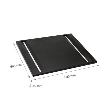 LED panel ALGINE LED/44W/230V 60x60 cm 4000K UGR16 sort