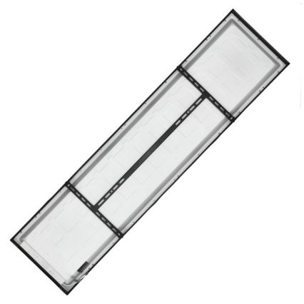 LED panel BRISBANE LED/36W/230V 4000K 29,5x119 cm sort