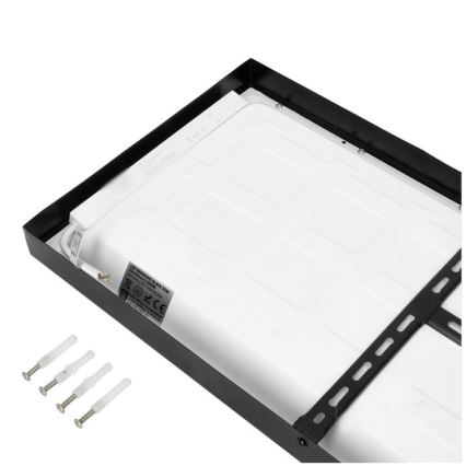 LED panel BRISBANE LED/36W/230V 4000K 29,5x119 cm sort